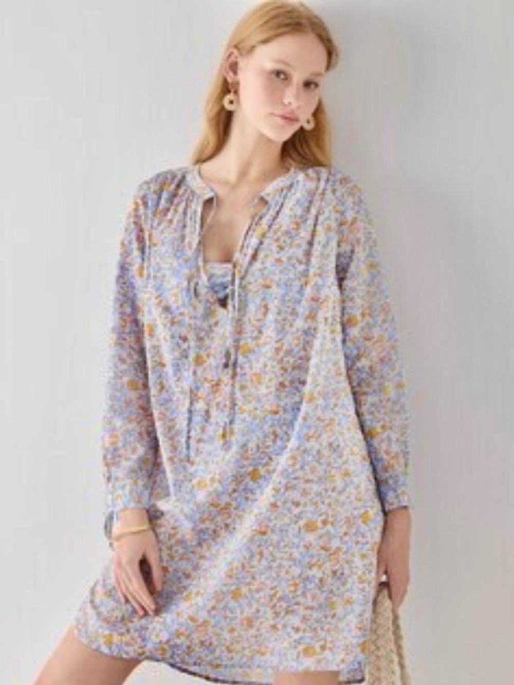 J. Crew Tunic Beach Dress Afternoon Floral Size S